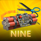 Nine Minesweeper cards